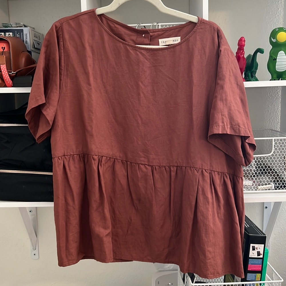 Tradlands Peplum Shirt